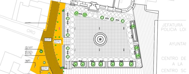 La Plaza de España de Moral de Calatrava se renueva La Plaza de España de Moral de Calatrava se renueva
