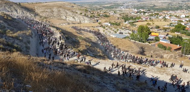 Carrera del Cascamorras desde Las Arrodeas en Baza Carrera del Cascamorras desde Las Arrodeas en Baza