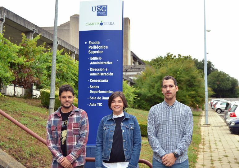 Los tres investigadores que disfrutarán de las ayudas Los tres investigadores que disfrutarán de las ayudas