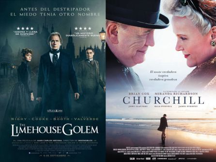 Carteles de "The Limehouse Golem" y "Churchill" Carteles de "The Limehouse Golem" y "Churchill"