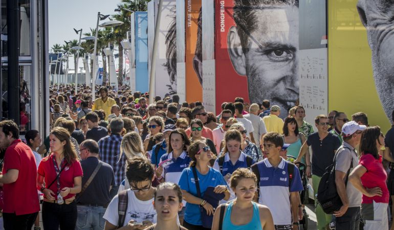 Imagen de la zona Village en la Volvo Ocean Race en una edición pasada. Imagen de la zona Village en la Volvo Ocean Race en una edición pasada.