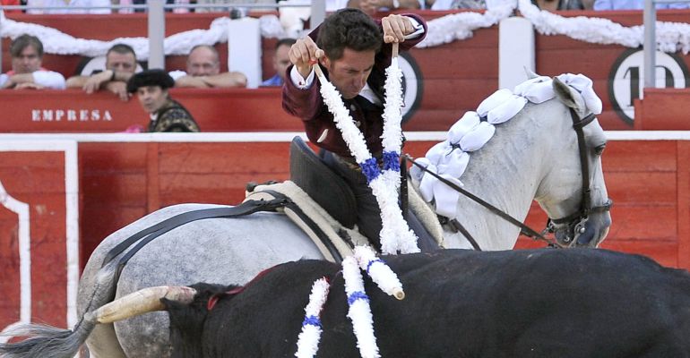Leonardo Hernández en la plaza de toros de Albacete Leonardo Hernández en la plaza de toros de Albacete
