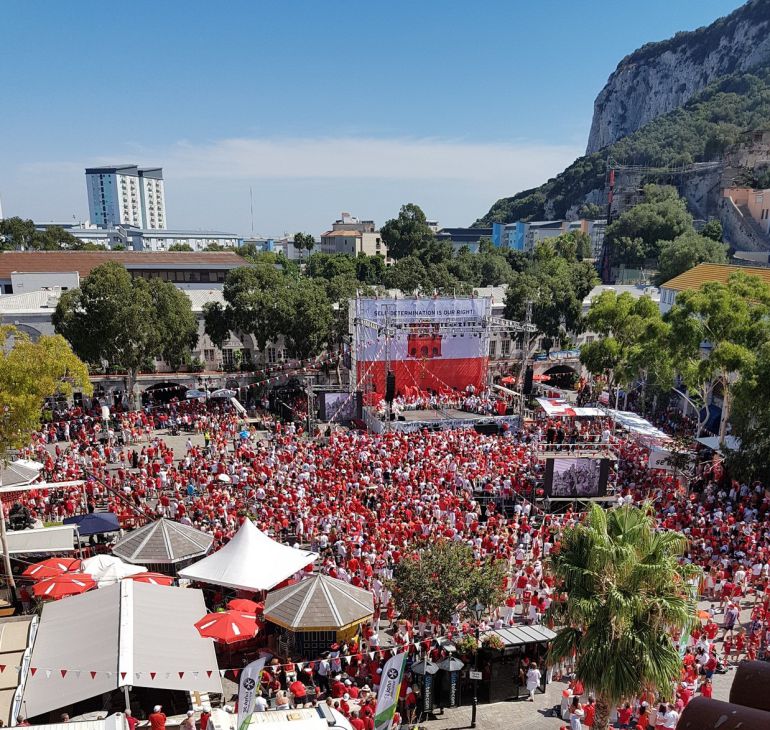 Los gibraltareños celebran el National day Los gibraltareños celebran el National day