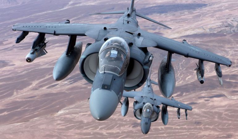 Los Harrier de los Marines llegan a la Base de Morón Los Harrier de los Marines llegan a la Base de Morón