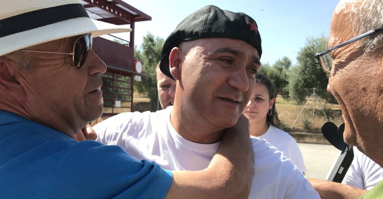 Andrés Bódalo minutos después de salir de la cárcel el pasado mes de mayo en su primer permiso de tres días. Andrés Bódalo minutos después de salir de la cárcel el pasado mes de mayo en su primer permiso de tres días.