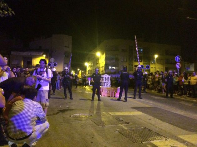 Graves incidentes, heridos y detenciones en la tercera concentración Pro-Soterramiento Graves incidentes, heridos y detenciones en la tercera concentración Pro-Soterramiento