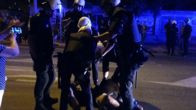 Graves incidentes, heridos y detenciones en la tercera concentración Pro-Soterramiento Graves incidentes, heridos y detenciones en la tercera concentración Pro-Soterramiento