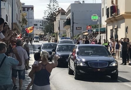 Isleños despiden al Rey Felipe en su visita a la ciudad Isleños despiden al Rey Felipe en su visita a la ciudad