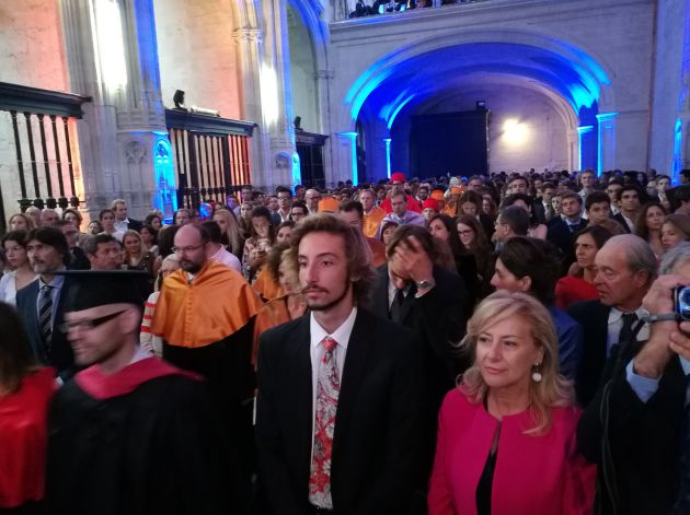 Estudiantes y familiares en la inauguración del nuevo curso de la IE Universidad en Segovia Estudiantes y familiares en la inauguración del nuevo curso de la IE Universidad en Segovia