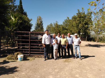 José Luis Olivares junto a los ganaderos participantes en la I Feria del Ganado de Cazorla José Luis Olivares junto a los ganaderos participantes en la I Feria del Ganado de Cazorla