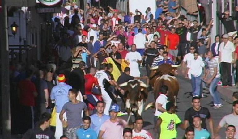 Los encierros son una de las citas populares de las fiestas patronales de Fuenlabrada. Los encierros son una de las citas populares de las fiestas patronales de Fuenlabrada.