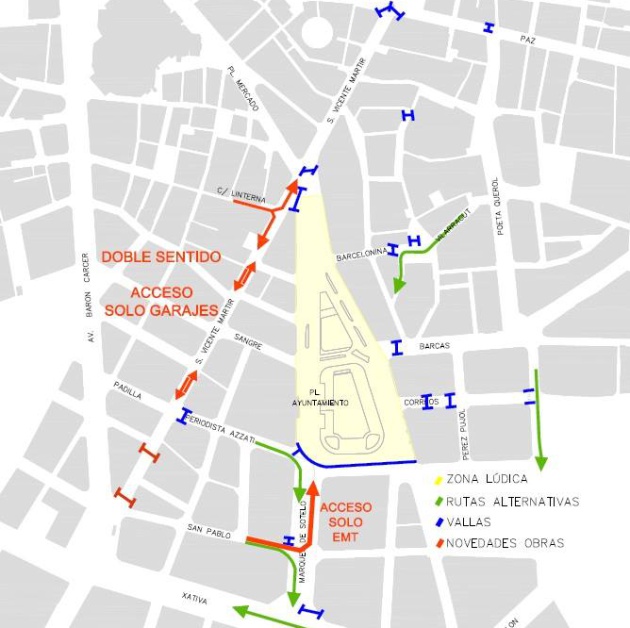 Consulta los cortes de tráfico en Valencia durante la Semana de la Movilidad Consulta los cortes de tráfico en Valencia durante la Semana de la Movilidad