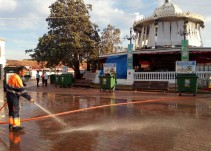 Así se limpia la Feria