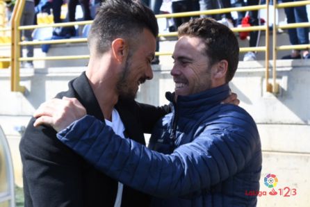 De la Barrera y Rubi se saludaron antes del partido De la Barrera y Rubi se saludaron antes del partido