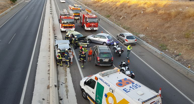 Accidente múltiple en la A-44 Accidente múltiple en la A-44