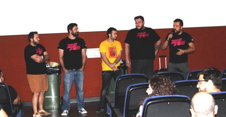 Momento de la tertulia posterior. Momento de la tertulia posterior.