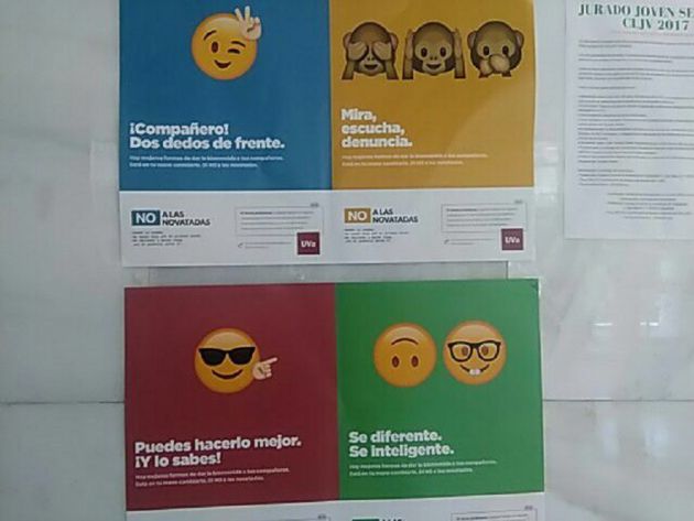 Carteles ubicados en la Facultad de Filosofía y Letras Carteles ubicados en la Facultad de Filosofía y Letras