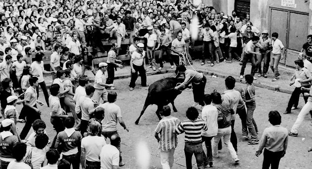 Vaquilas en Cuenca en 1981. Vaquilas en Cuenca en 1981.