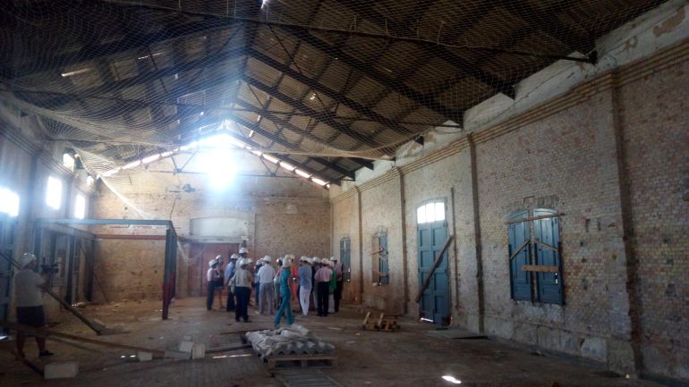Visita realizada, el 26 de junio de 2017, al inicio de las obras de rehabilitación de la antigua lonja de pescado de Dénia. Visita realizada, el 26 de junio de 2017, al inicio de las obras de rehabilitación de la antigua lonja de pescado de Dénia.