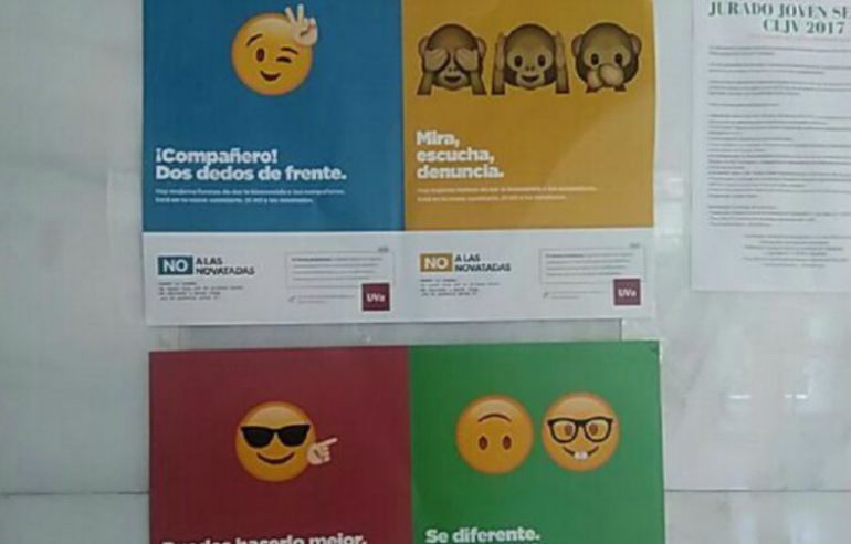 Campaña contra las novatadas en la Universidad de Valladolid Campaña contra las novatadas en la Universidad de Valladolid