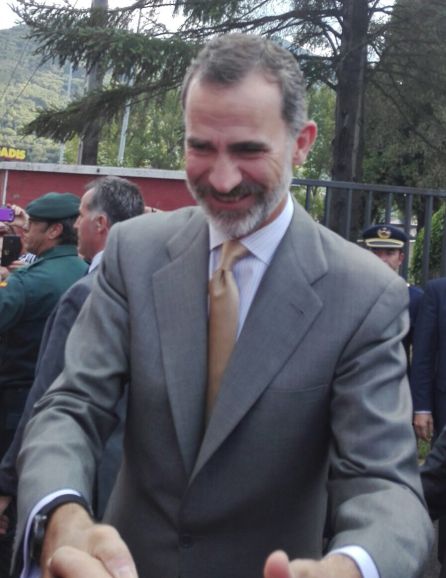 El Rey dedicó unos minutos a saludar a la gente El Rey dedicó unos minutos a saludar a la gente