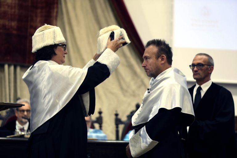 Miquel Barceló, doctor honoris causa por la Universidad de Salamanca Miquel Barceló, doctor honoris causa por la Universidad de Salamanca