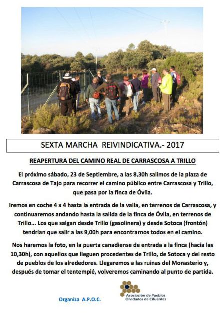 Nueva marcha para celebrar la reapertura del acceso al monasterio de Óvila Nueva marcha para celebrar la reapertura del acceso al monasterio de Óvila