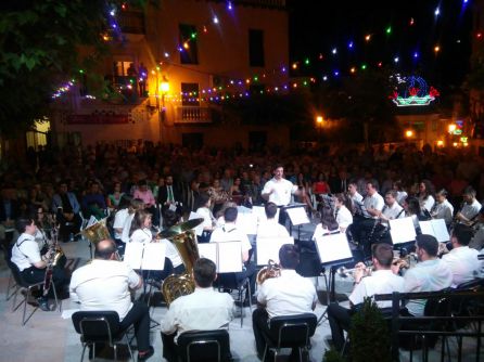 Momento del concierto de la Banda 'Jerónimo Caballero' Momento del concierto de la Banda 'Jerónimo Caballero'