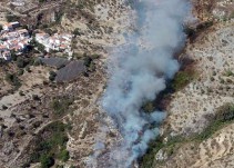 Controlado el incendio declarado en el Barranco Cornicabra de Rubite