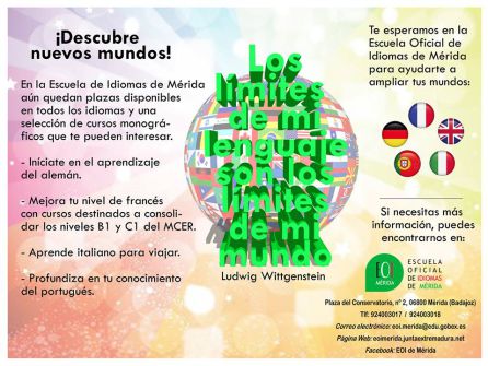 Flyer EOI Mérida Flyer EOI Mérida