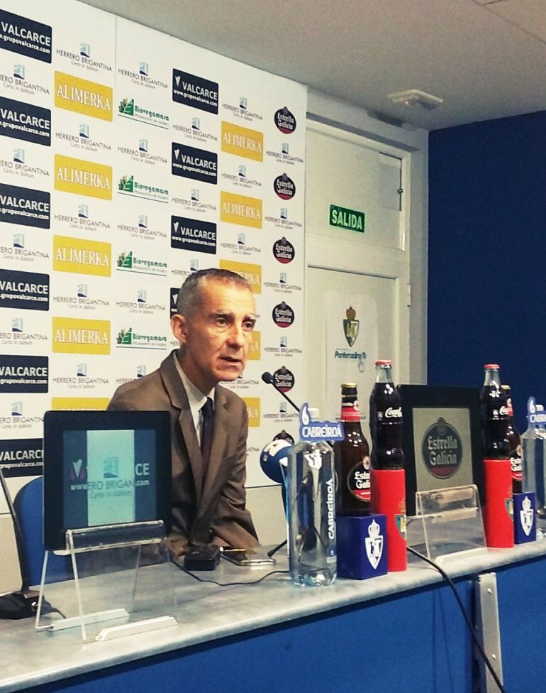 Carlos Terrazas, en rueda de prensa Carlos Terrazas, en rueda de prensa