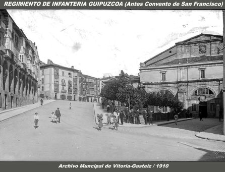 REGIMIENTO DE INFANTERÍA GUIPÚZCOA. VITORIA-GASTEIZ 1912 REGIMIENTO DE INFANTERÍA GUIPÚZCOA. VITORIA-GASTEIZ 1912
