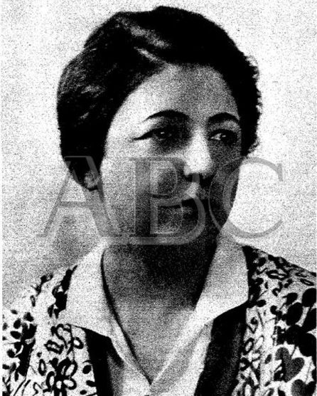 Foto de Carolina Marcial publicada en el diario 'Abc' el 23 de octubre de 1927. Foto de Carolina Marcial publicada en el diario 'Abc' el 23 de octubre de 1927.