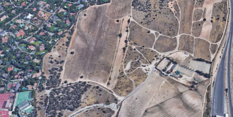 Situación de los terrenos de La Carrascosa Situación de los terrenos de La Carrascosa