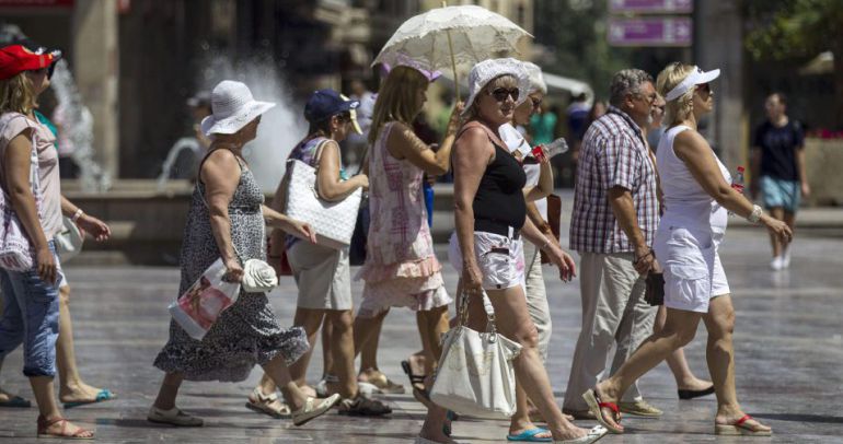 Turistas en Valencia Turistas en Valencia