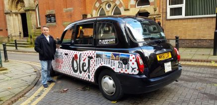 El diputado de Turismo, Enrique Medina, durante las acciones de promoción