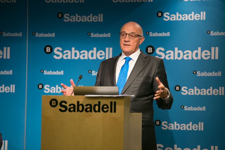El president del Banc Sabadell, Josep Oliu El president del Banc Sabadell, Josep Oliu