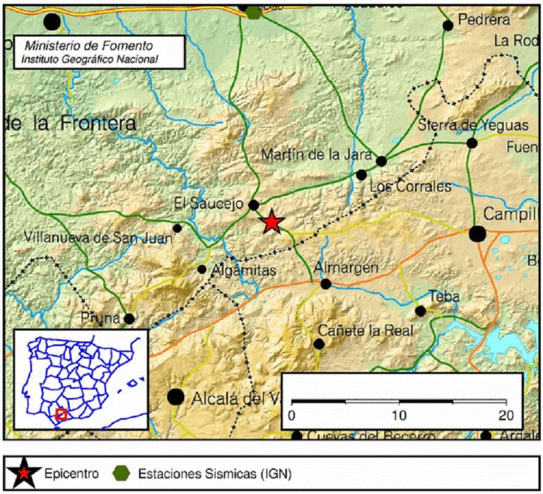 Terremoto en El Saucejo y la Sierra Sur Terremoto en El Saucejo y la Sierra Sur