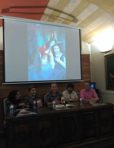 Presentación en el ayuntamiento de Cazorla del estreno nacional de ¡Ay Carmela! Presentación en el ayuntamiento de Cazorla del estreno nacional de ¡Ay Carmela!