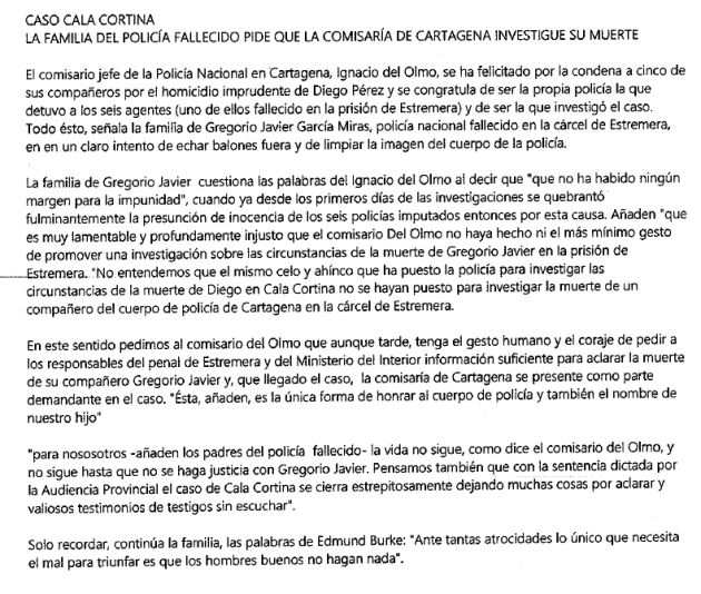 "Queremos que se haga justicia con nuestro hijo" "Queremos que se haga justicia con nuestro hijo"