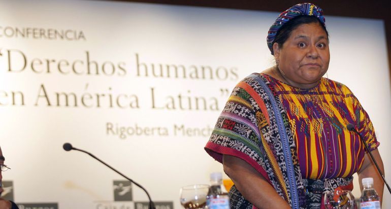 Imagen de archivo de Rigoberta Menchú Imagen de archivo de Rigoberta Menchú