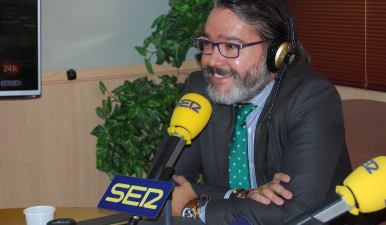 El alcalde de Brunete, Borja Gutiérrez, en los estudios de Ser Madrid Oeste (foto de archivo) El alcalde de Brunete, Borja Gutiérrez, en los estudios de Ser Madrid Oeste (foto de archivo)