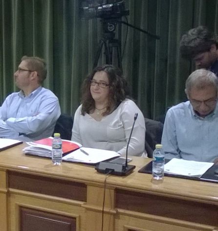 Susana de los Santos (centro) se ha reincorporado a la bancada socialista Susana de los Santos (centro) se ha reincorporado a la bancada socialista