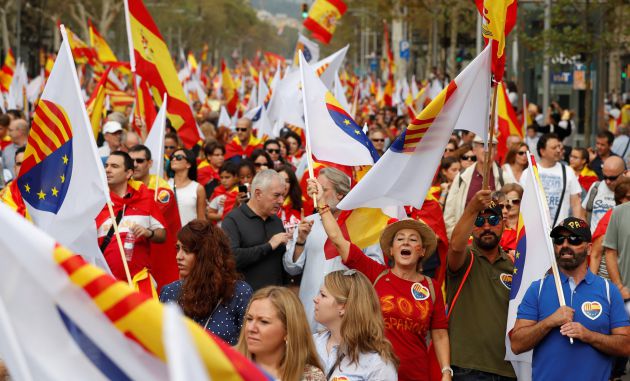 Marcha en Barcelona. Marcha en Barcelona.