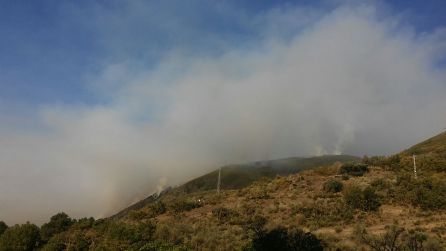 Un incendio en Matalavilla amenaza la zona osera de Palacios del Sil Un incendio en Matalavilla amenaza la zona osera de Palacios del Sil