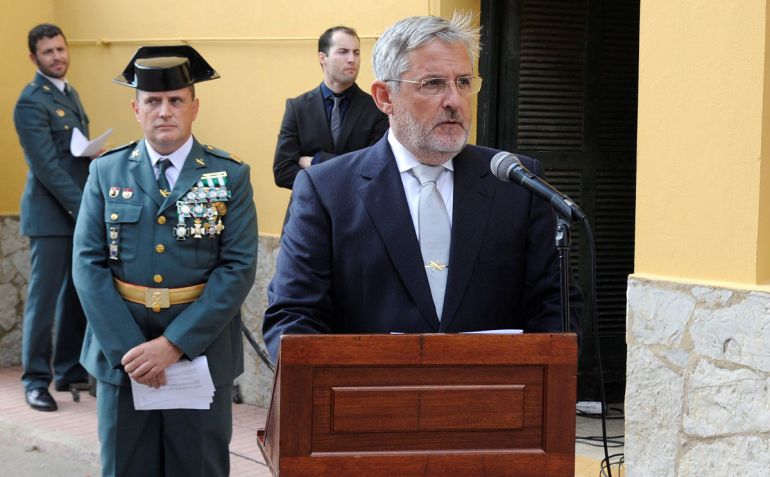 El discurso del director insular de la Administración, Javier López-Cerón generó polémica. El discurso del director insular de la Administración, Javier López-Cerón generó polémica.