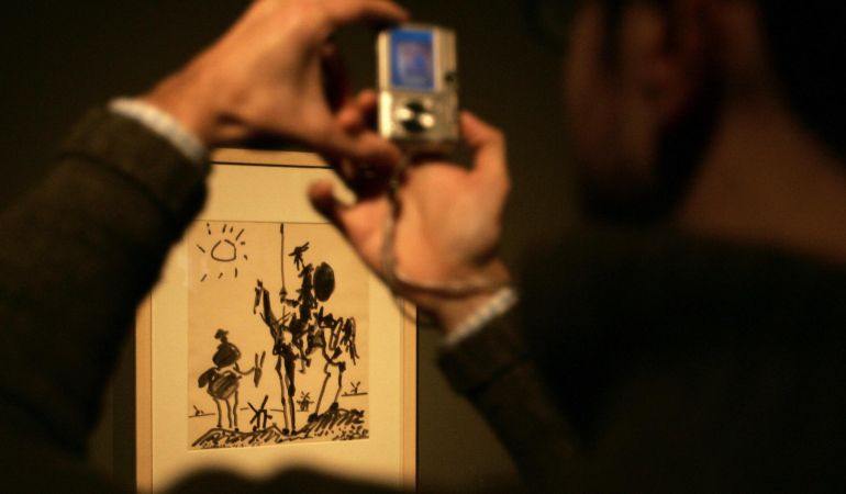 'El Quijote' fue plasmado así por Pablo Picasso 'El Quijote' fue plasmado así por Pablo Picasso
