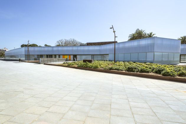 Imagen de la pérgola mirador el día de su apertura al público en abril de 2015 Imagen de la pérgola mirador el día de su apertura al público en abril de 2015