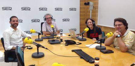 De izquierda a derecha: Joaquín Gavilá, Arturo Blay, Sara Tabares y J.M. Mulet De izquierda a derecha: Joaquín Gavilá, Arturo Blay, Sara Tabares y J.M. Mulet