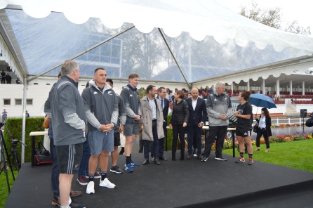 Los All Blacks en el campus ´Small Blacks´ que tuvo lugar el miércoles en Las Mestas Los All Blacks en el campus ´Small Blacks´ que tuvo lugar el miércoles en Las Mestas